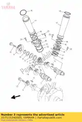 Aqui você pode pedir o engrenagem, acionamento do disjuntor em Yamaha , com o número da peça 1D7115340000: