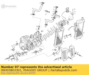 Piaggio Group 00H03803301 rejilla del radiador - Lado inferior