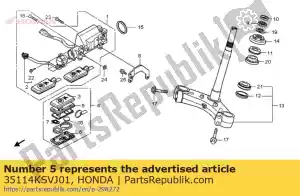 Honda 35114KSVJ01 joint en caoutchouc - La partie au fond