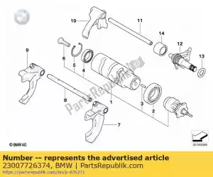 bmw 23007726374 pokrywa obudowy d?wigni zmiany biegów - Dół