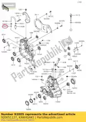 Here you can order the fitting,breather klf185-a1 from Kawasaki, with part number 920051127: