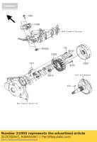 210030067, Kawasaki, stator ksf450b8f kawasaki kfx 450 2008 2009 2010 2011 2012 2013 2014, New