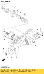 Here you can order the spring from Suzuki, with part number 0944044002: