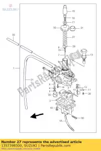 Suzuki 1357398500 spring - Bottom side