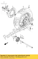 6921126D00, Suzuki, schijf, rr. rem suzuki gsx  g f gsxr w gsx1100g 1100 , Nieuw