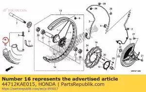 honda 44712KAE015 binnenband, band(irc)(3.00-21) - Onderkant