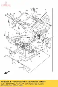 yamaha 5VX143480000 tubo 1 - Lado inferior