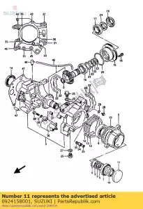 suzuki 0924158001 plugue - Lado inferior