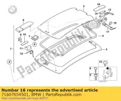 Here you can order the cover from BMW, with part number 71607654501: