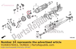 Tutaj możesz zamówić ? O? Ysko kulkowe 16005 (ntn od Honda , z numerem części 91008374003: