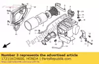 17211KCH600, Honda, trap comp, frame honda cg  cg125 125 , Nuovo