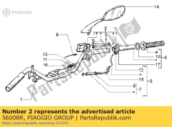 Aprilia 56008R, Pompa dei freni, OEM: Aprilia 56008R