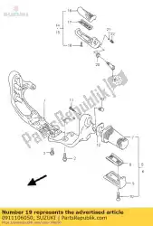 Aqui você pode pedir o parafuso em Suzuki , com o número da peça 0911106050: