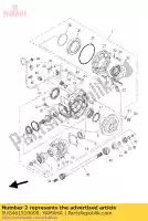 5UG461510000, Yamaha, carcaça, eixo de transmissão yamaha yxr 660 2004, Novo