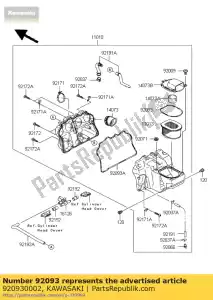 kawasaki 920930002 afdichting zr1000-a1 - Onderkant