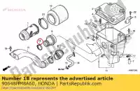 90648HM8A60, Honda, Banda, tubo de conexión (48) honda  trx 250 500 2001 2002 2003 2004 2005 2006 2007 2008 2010 2011 2017 2018 2019 2020, Nuevo