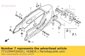 Honda 77310MAT000ZU rail assy., rr. afferrare * pb2 - Il fondo