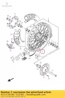 6531135G00, Suzuki, jante, roue rr (19 suzuki rm z 450 2005 2006 2007 2008 2009 2010 2011 2012 2014 2015 2016, Nouveau