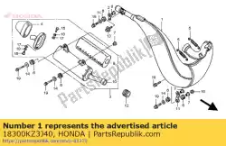 Aquí puede pedir cámara comp., expansión de Honda , con el número de pieza 18300KZ3J40: