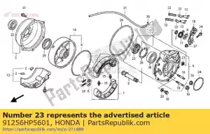 honda 91256HP5601 vedação contra poeira, 44x75x9 - Lado inferior