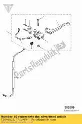 Here you can order the clutch cable from Triumph, with part number T2046525: