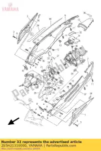 yamaha 2S5H21310000 band, battery - Bottom side