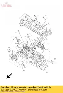 yamaha 5LV111810000 guarnizione, testata 1 - Il fondo