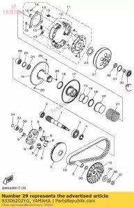 yamaha 93306202YG palier - La partie au fond