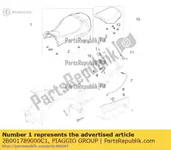 Qui puoi ordinare sella per conducente da Piaggio Group , con numero parte 2B001789000C1: