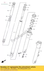 Here you can order the spring,main from Suzuki, with part number 5117145C20: