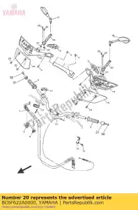 yamaha BC6F622A0000 brkt handle 3 - La partie au fond