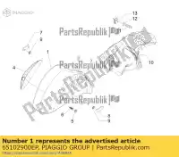 65102900EP, Piaggio Group, garde-boue avant     , Nouveau