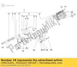 Tutaj możesz zamówić prawa pompa hydrauliczna hamulca od Piaggio Group , z numerem części CM076301: