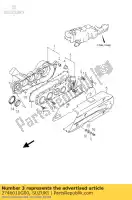 2746010G00, Suzuki, Caja, engranaje final suzuki an 650 2005 2006 2007 2008 2009 2010 2011 2012, Nuevo