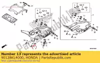 90128KL4000, Honda, boulon, fixation de pignon honda  cbr nt nx vf 250 600 650 750 1000 1100 1988 1989 1990 1991 1993 1994 1995 1996 1997 1999 2002 2003 2004 2005 2006 2007 2008 2009 2010 2011 2012 2013 2017 2018 2019 2020, Nouveau