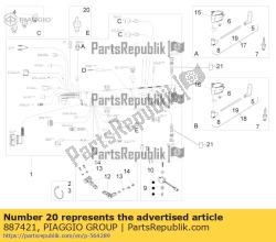 Aprilia 887421, Temperatura sensor, OEM: Aprilia 887421