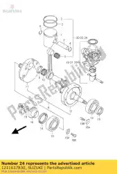 Here you can order the piston kit from Suzuki, with part number 1211037830: