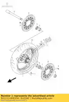 5411114J0020H, Suzuki, roda, dianteira (17m suzuki gsx r 600 2011 2012, Novo