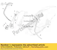 67615400VR, Piaggio Group, geschilderde stuurhoes vespa vespa zapm80100, zapm80101, zapma7100 zapm80101 zapm808g, zapm80200, zapm8020, zapma7200, zapma78g zapma720 zapma78g,  zapmd710 zapmd7200,  946 125 150 946 2013 2014 2015 2016 2017 2018 2019 2020 2021 2022, Nieuw