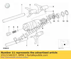 Qui puoi ordinare cuscinetto a sfere scanalato - 12x28x8 da BMW , con numero parte 23121340327: