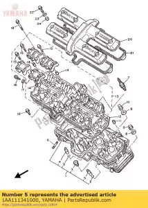 Yamaha 1AA111341000 guida, valvola di scarico - Il fondo