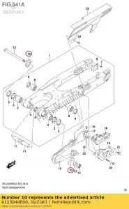 suzuki 6125044E00 espaciador - Lado inferior