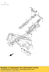 Ici, vous pouvez commander le bouchon, rail de réservoir auprès de Suzuki , avec le numéro de pièce 4358529G00: