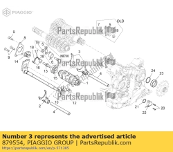 Aprilia 879554, Vork uitgang, OEM: Aprilia 879554