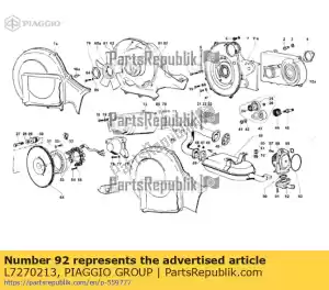 Piaggio Group L7270213 riduttore - Il fondo