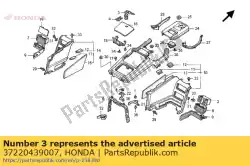 Here you can order the lock, filler lid from Honda, with part number 37220439007: