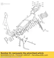 00G00802221A, Piaggio Group, middenbok sub-assy (zwart) derbi atlantis atlantis o 50 1999 2001, Nieuw