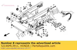 Aqui você pode pedir o guia, corrente em Honda , com o número da peça 52146ML3911: