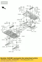 340287512388, Kawasaki, step, rh, w.black kvf360a7f kawasaki kvf 360 2007 2008 2009 2010 2011 2012 2013, Nuovo