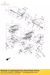 Here you can order the cover, footrest from Yamaha, with part number 1D7274130000: